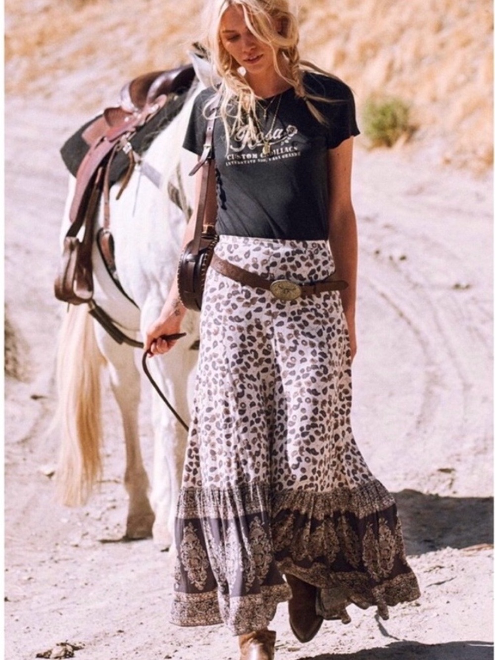 Spell & The Gypsy Boho Maxi Skirt XS